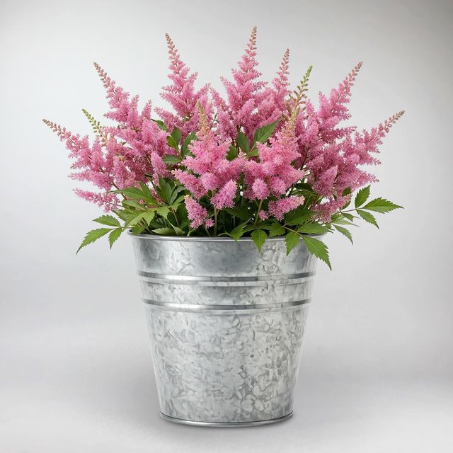 astilbe plant in pot Dwarf Chinese astilbe