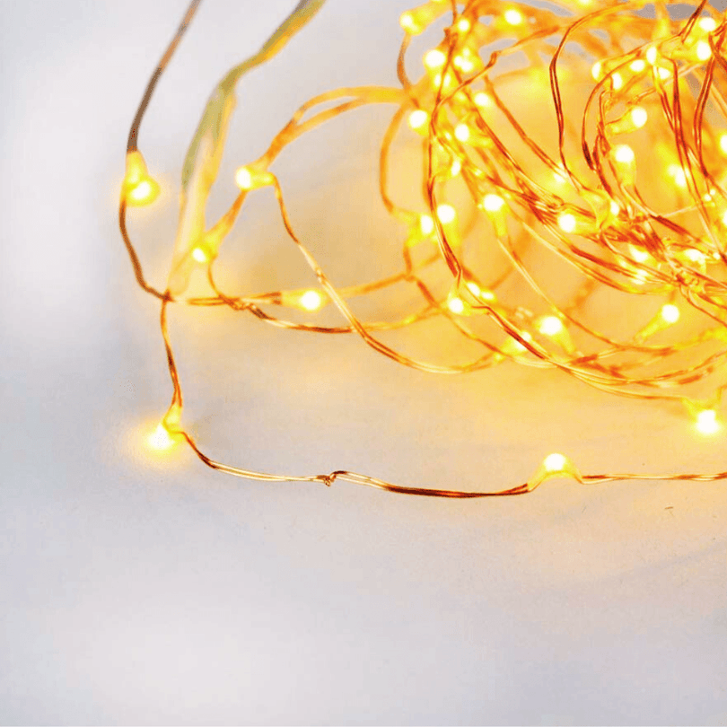 Set Of Copper Fairy Lights - 100 Bulb | Bloombox Club