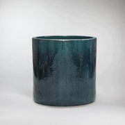 Ocean Blue Cylinder Pot