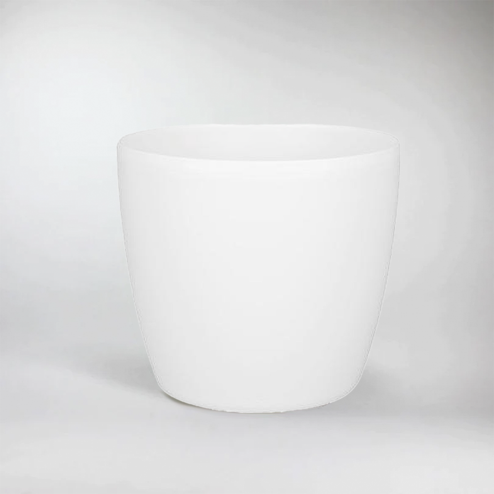 Java Pot White Bright White Modern Plant Pot for Elegant Indoor Gardens – Bloombox Club